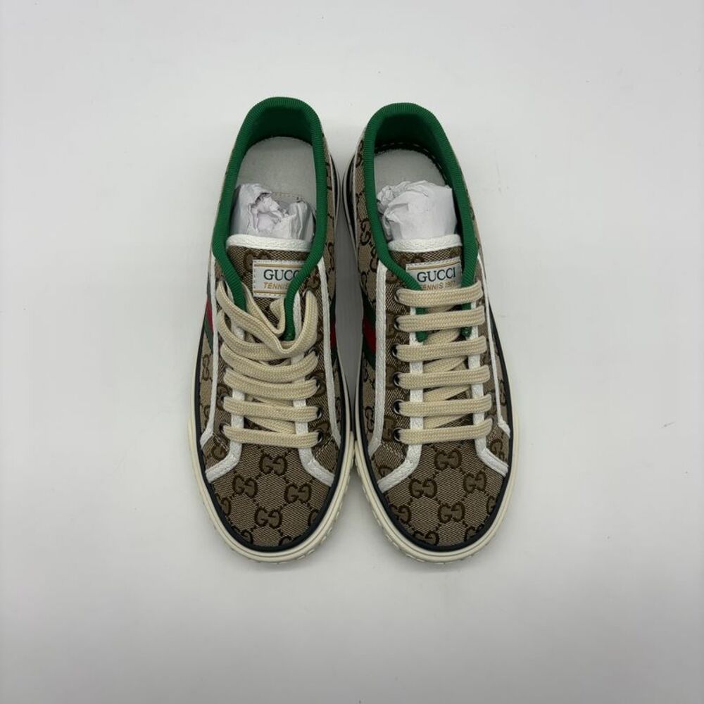 Gucci Brown and Green Sneakers - Picture 3 of 5